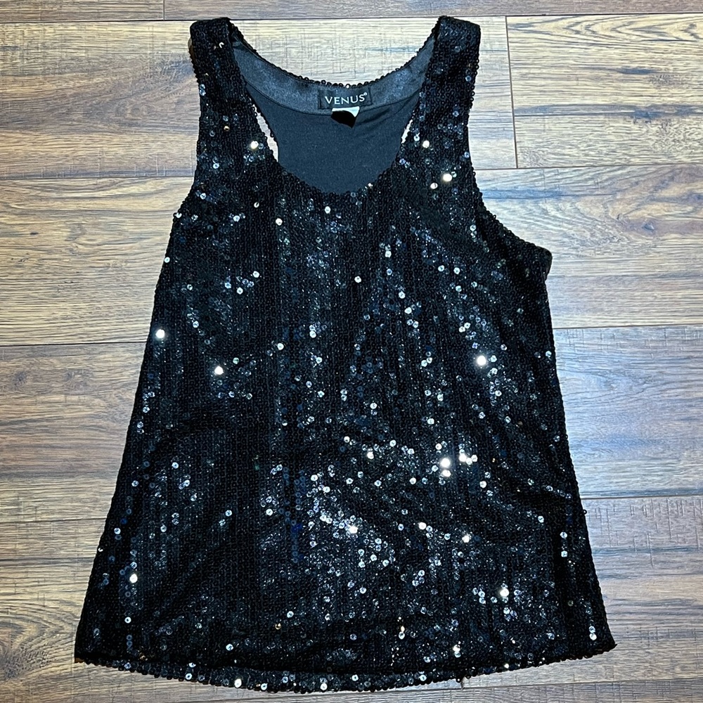 Venus Beaded Sleeveless Blouse Size 10